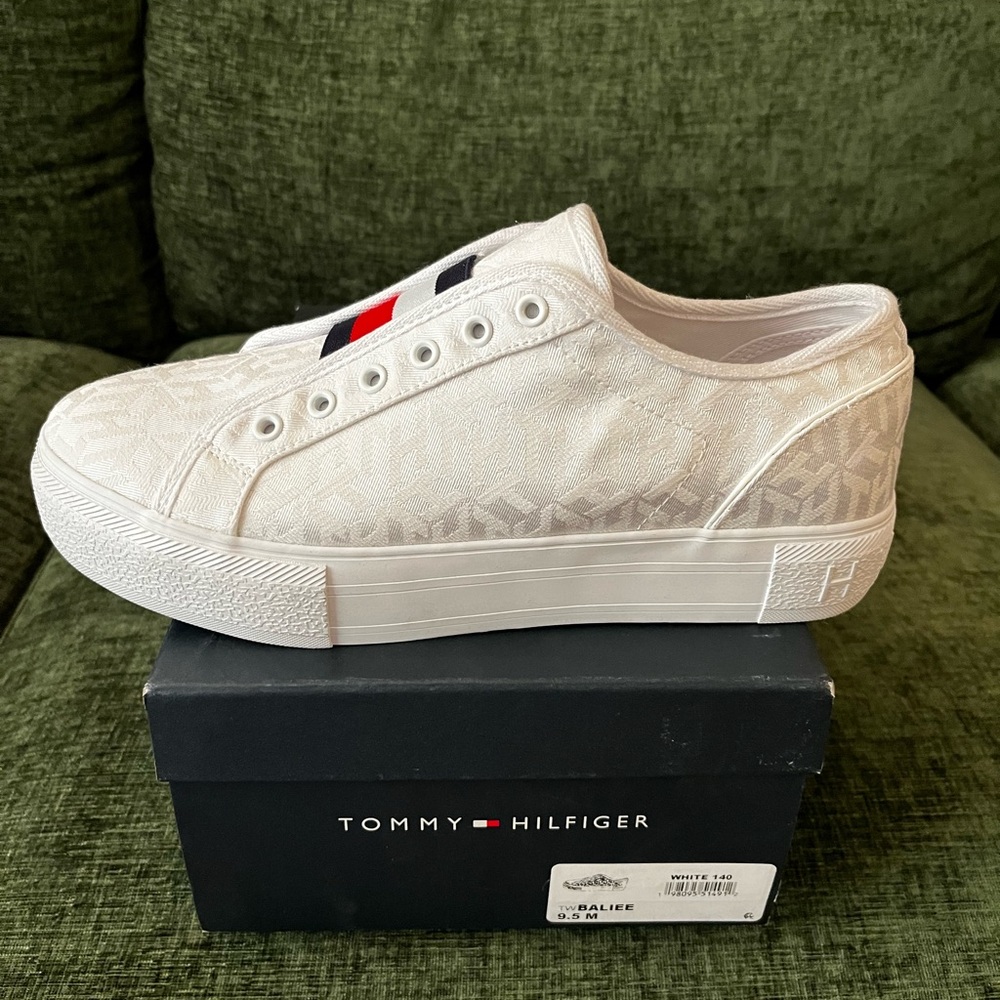 Tommy Hilfiger White Shoes
